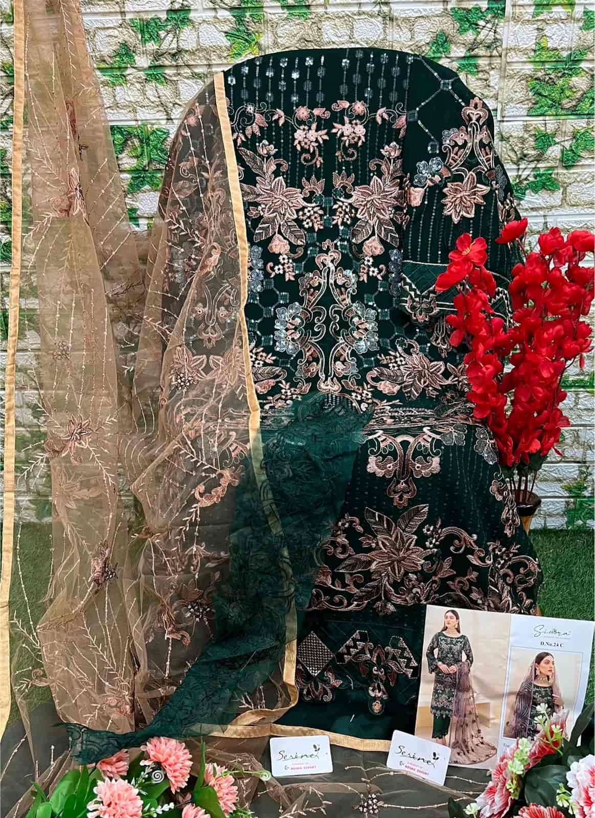 Simra Festive Georgette Embroidered Salwar Suit view 6
