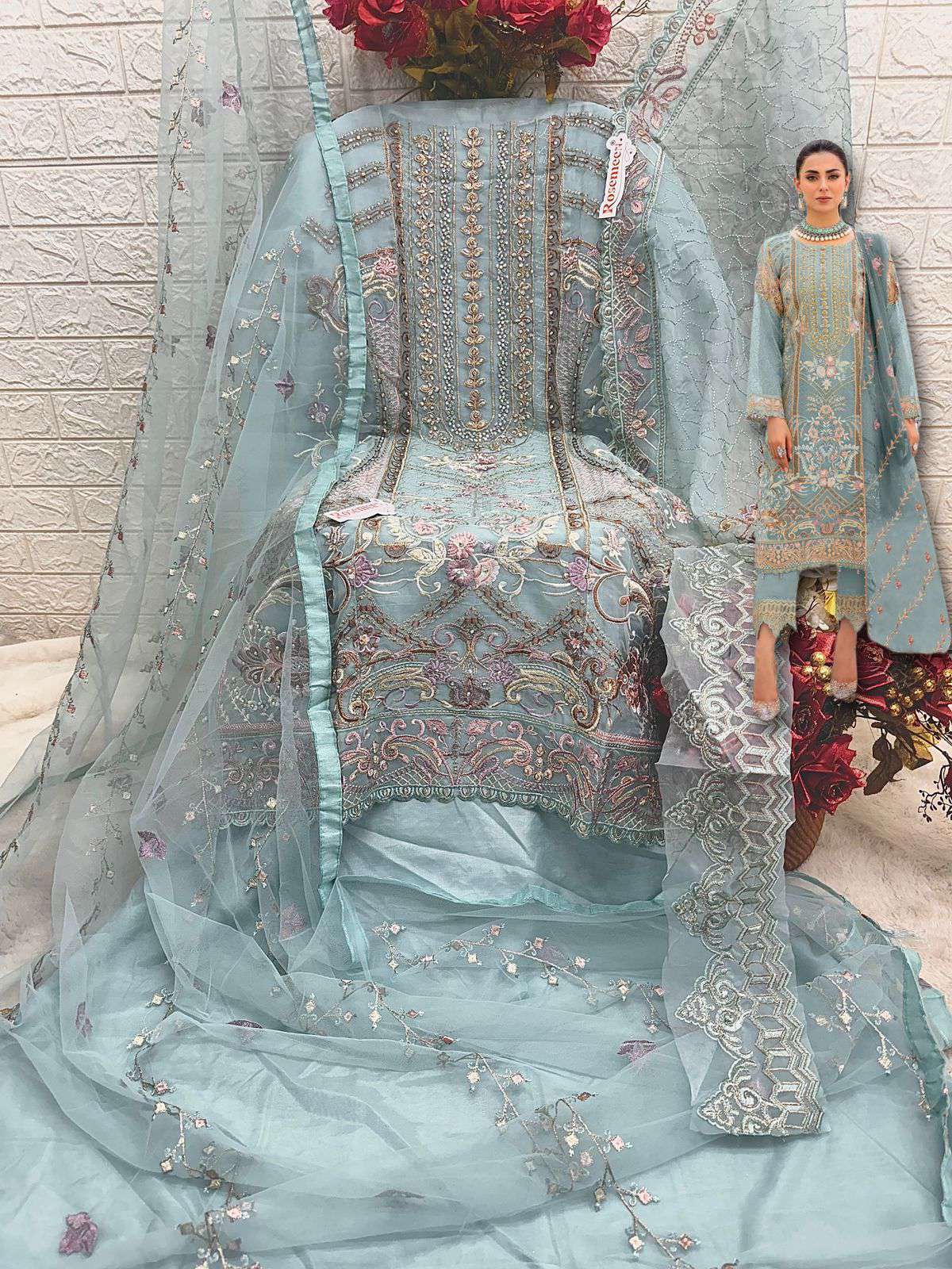 Fepic C 1771 Colors Designer Work Pakistani Suit Latest Collection view 7