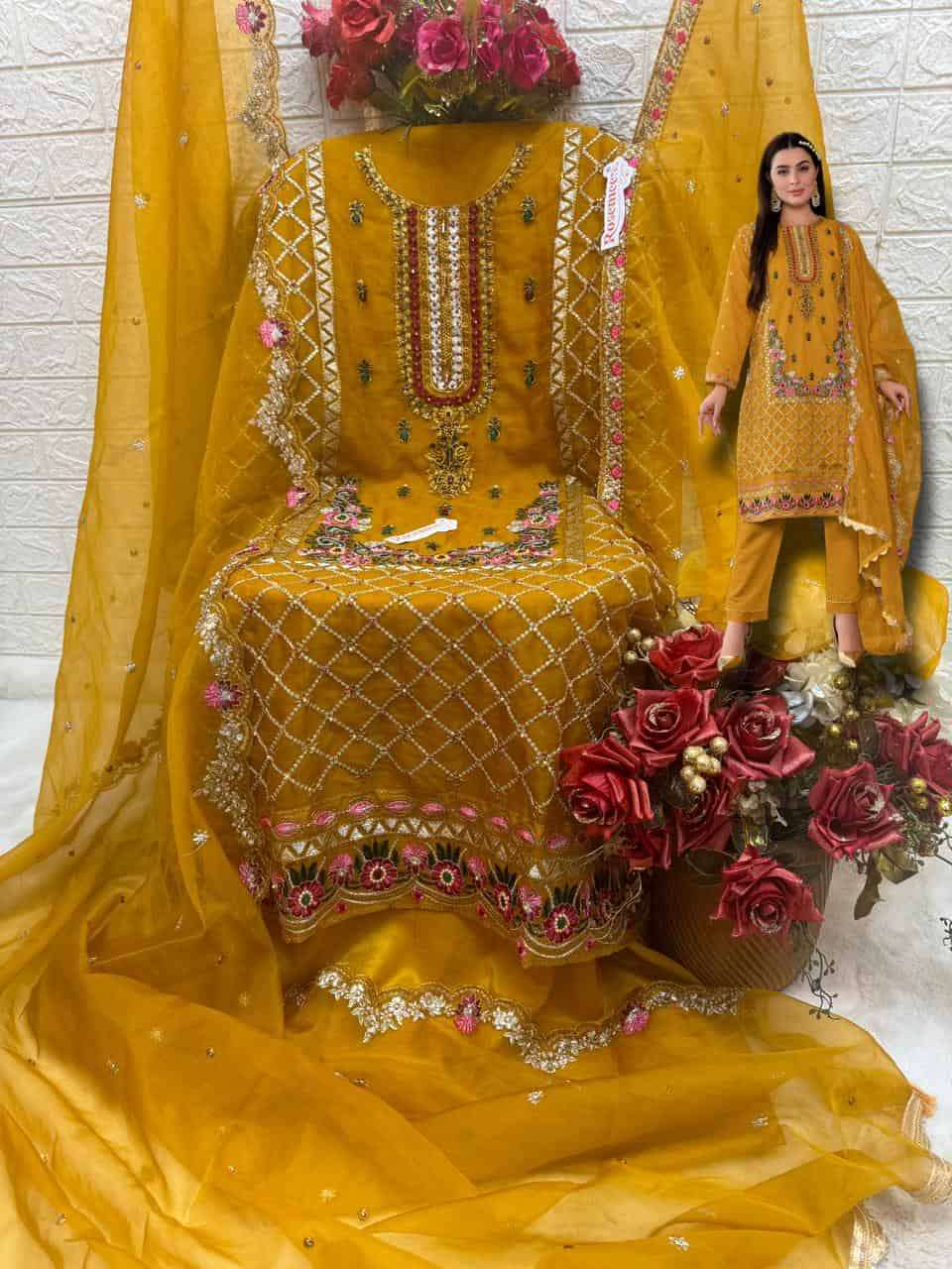 Fepic D 5431 Organza Elegance Pakistani Salwar Kameez Collection view 2