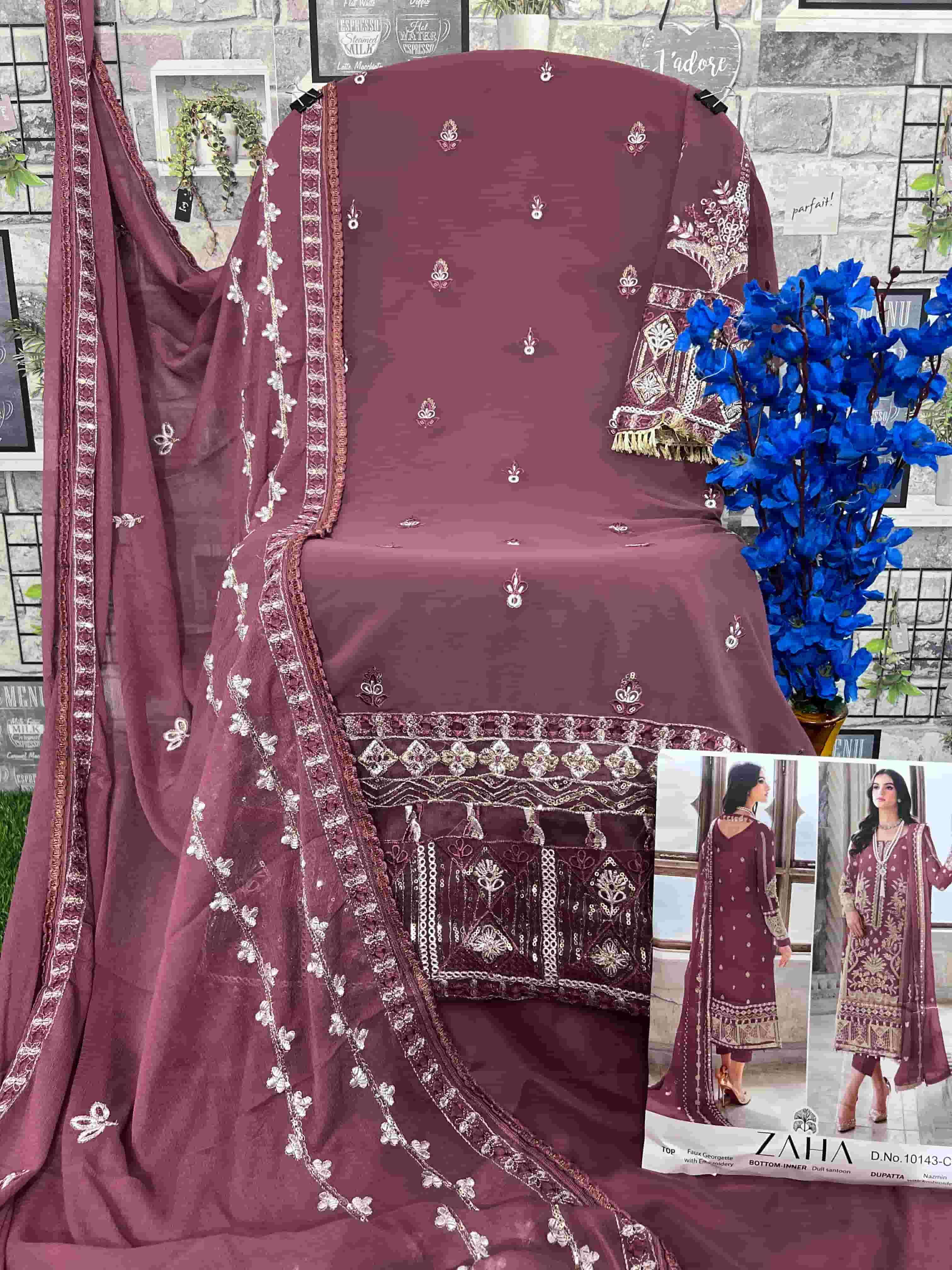 Zaha Gullal Vol 2 Hits Colors Pakistani Style Heavy Designer Salwar Suit Wholesalers view 12