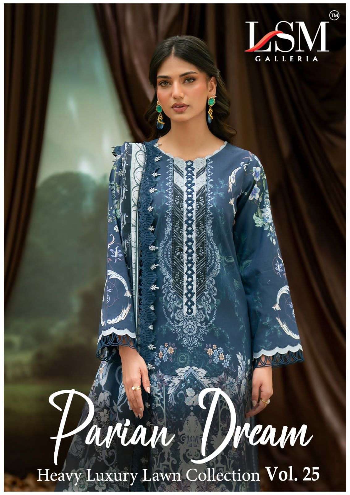 LSM Parian Dream Vol 25 Lawn Suit view 2
