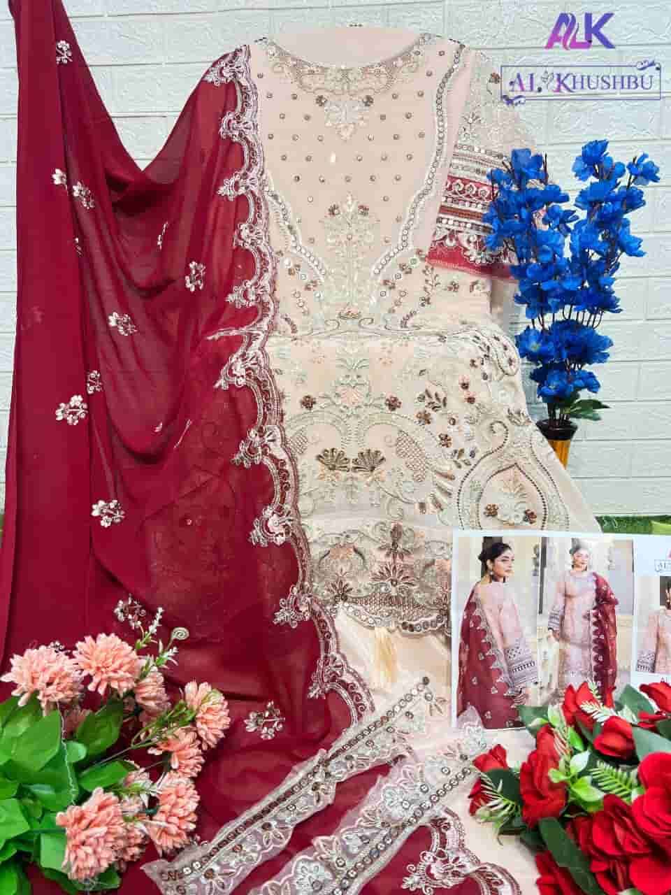 Al Khushbu Agha Noor Pakistani Designer Salwar Suit Wholesalers view 5