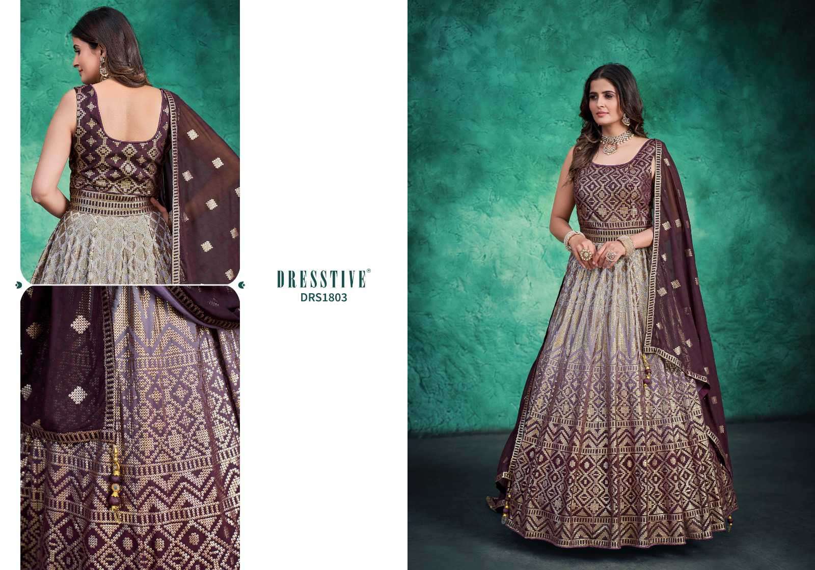 Dresstive Bella Designer Wedding Wear Gown New Collection Online view 6