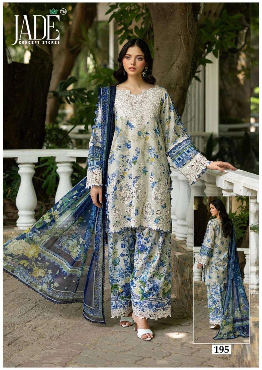 Jade Chevron Vol 20 Pure Heavy Cotton Suit view 8