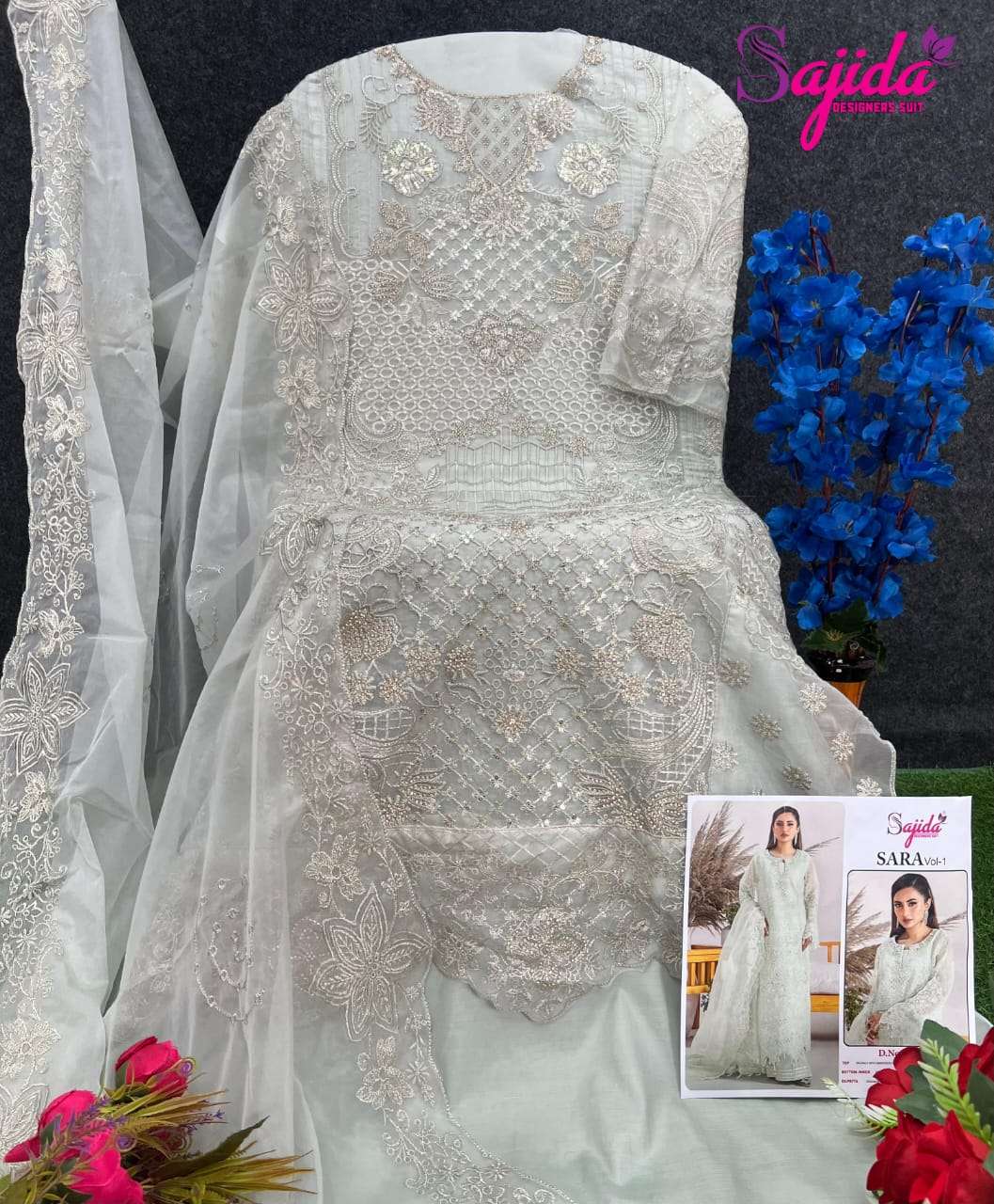 Sajida Designer Sara Vol 1 Pakistani Suit view 8