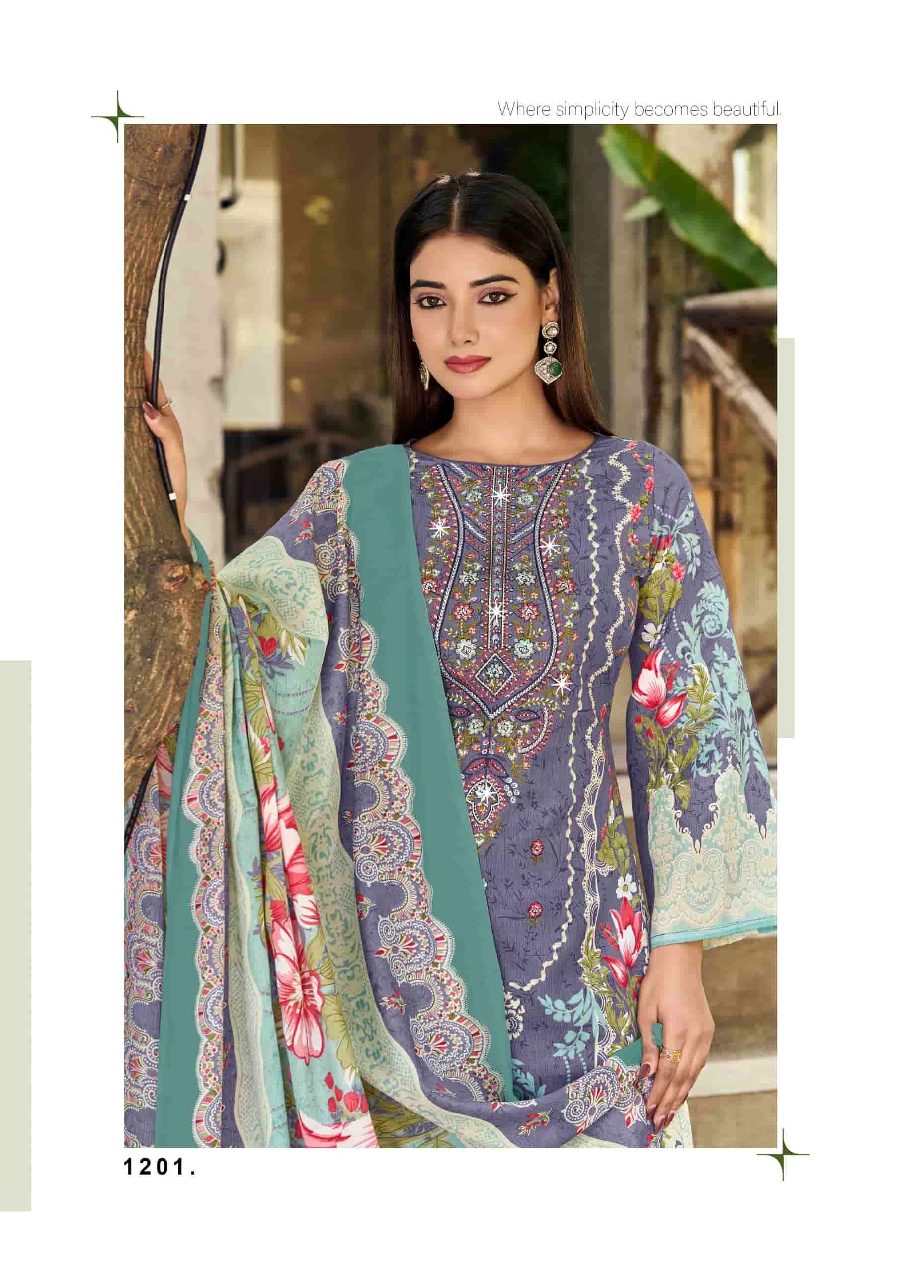 Vandana Fashion Nagina Vol 12 Unstitch Cotton Dress Material view 16