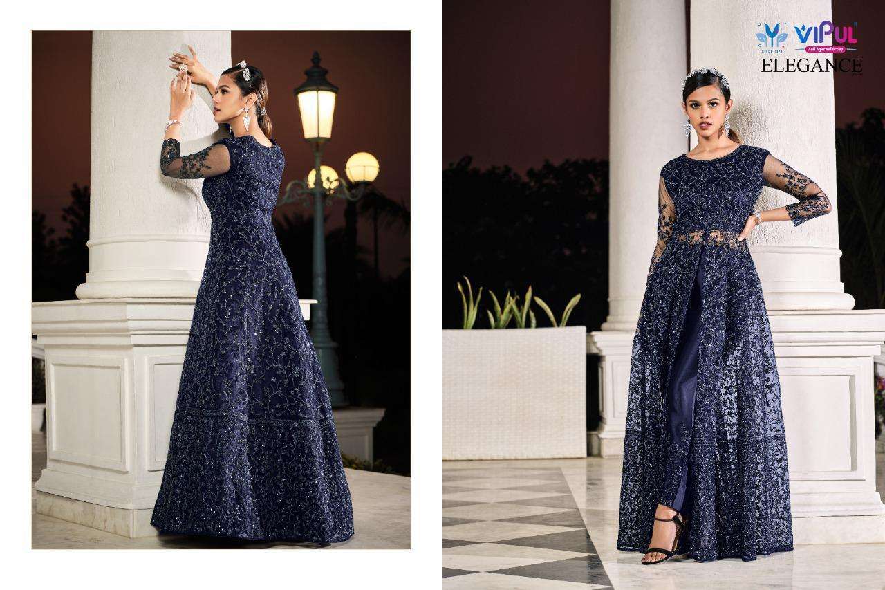 Vipul Elegance Vol 2 Nx Designer Anarkali Gown Party Wear Suit view 9
