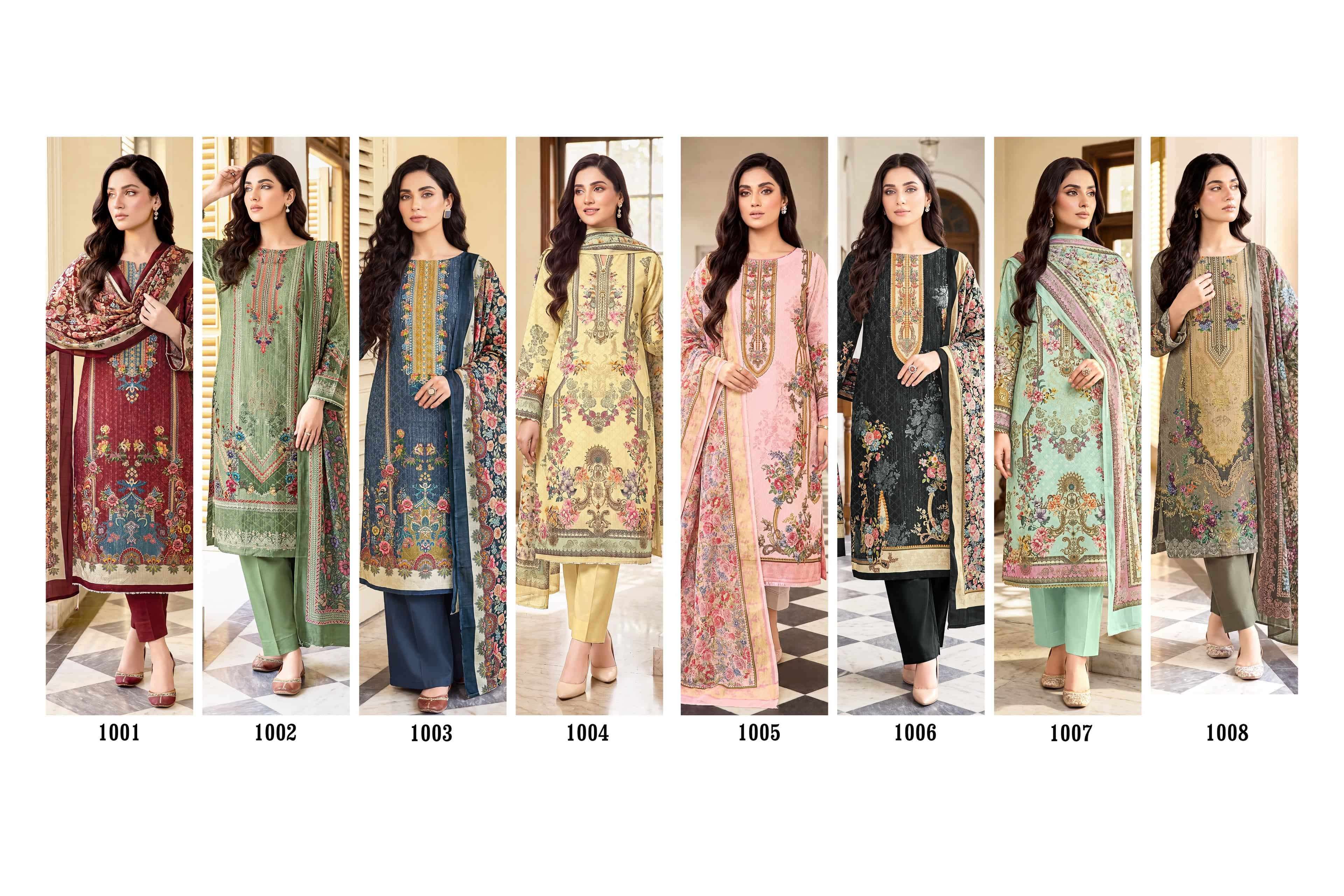 Kavyakala Maria B Fancy Cotton Dress Materia Catalog view 2