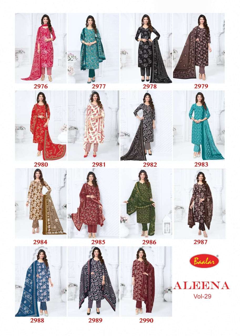 Baalar Aleena Vol 29 Cotton Dress Material Catalog view 17