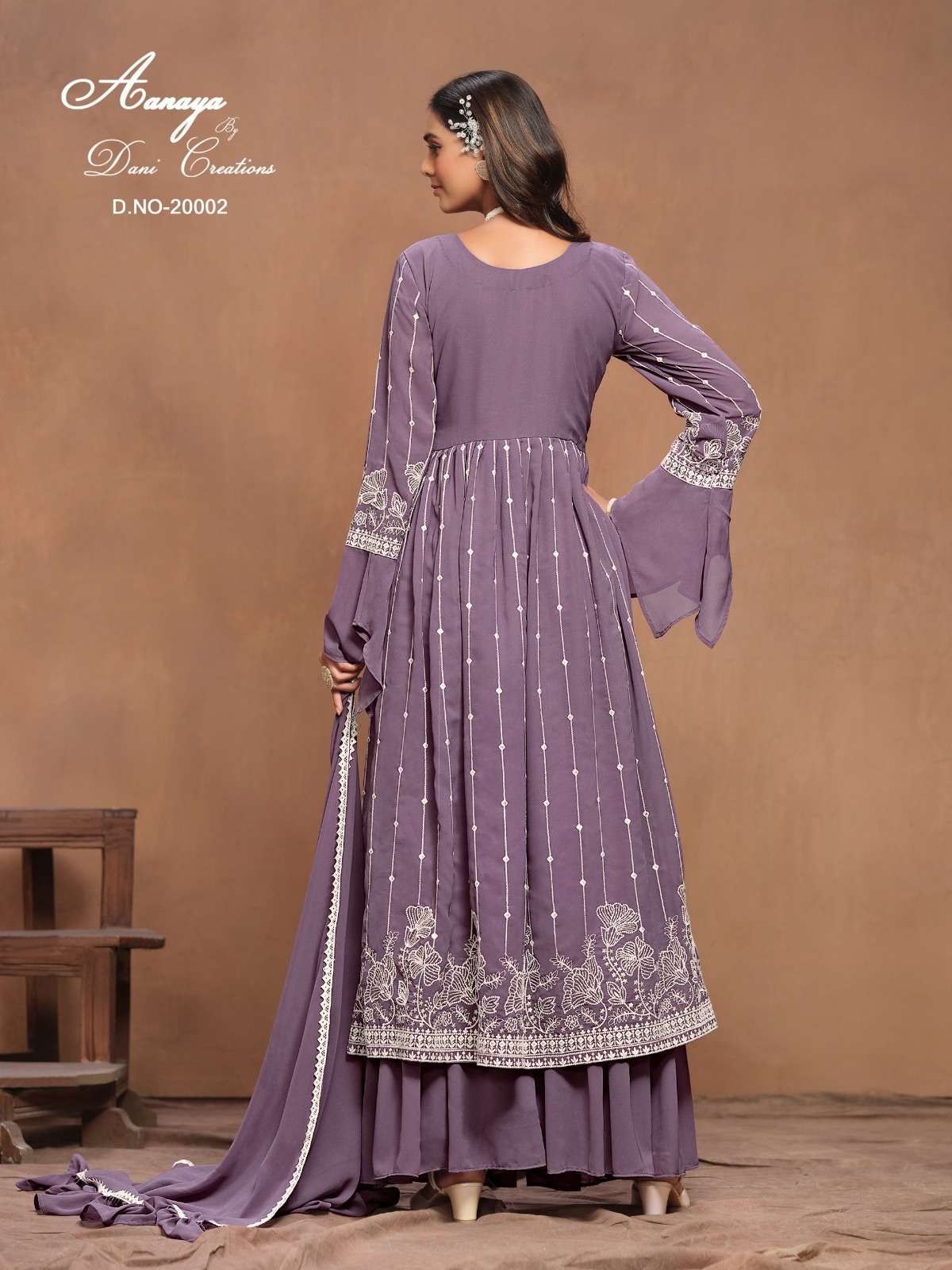 Twisha Aanaya Vol 200 Festive Wear Style Designer Georgette Suit Wholesalers view 6