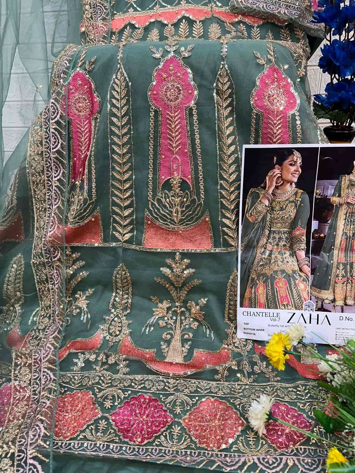 Zaha 10347 B Pakistani Exclusive Heavy Designer Festive Wear Collection view 2