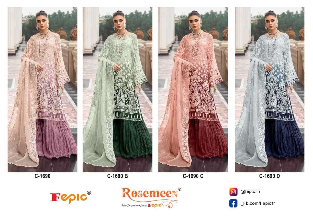 Fepic Rosemeen Designer Pakistani Salwar Suit view 4