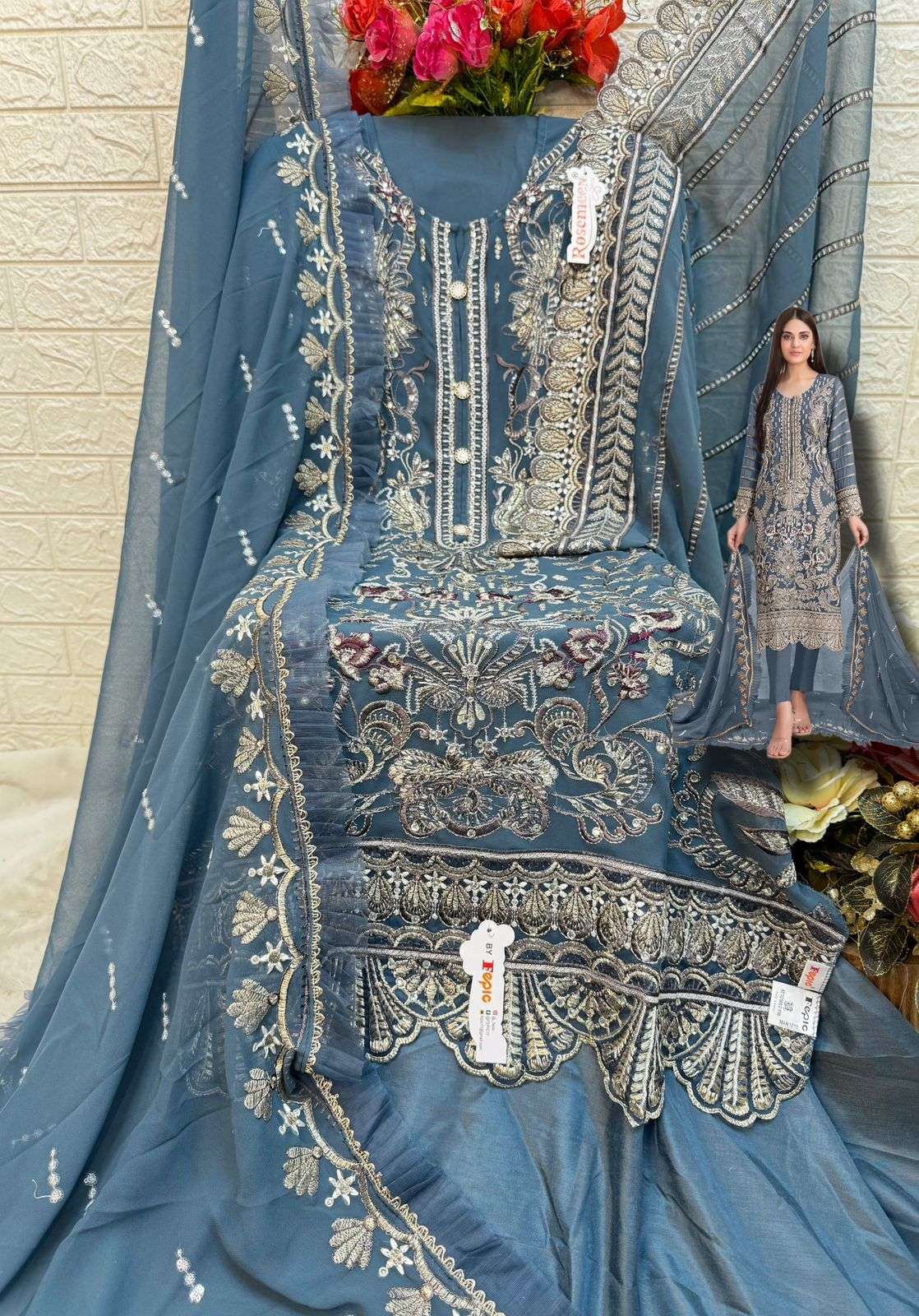 Fepic C 1733 Colors Pakistani Suit view 7