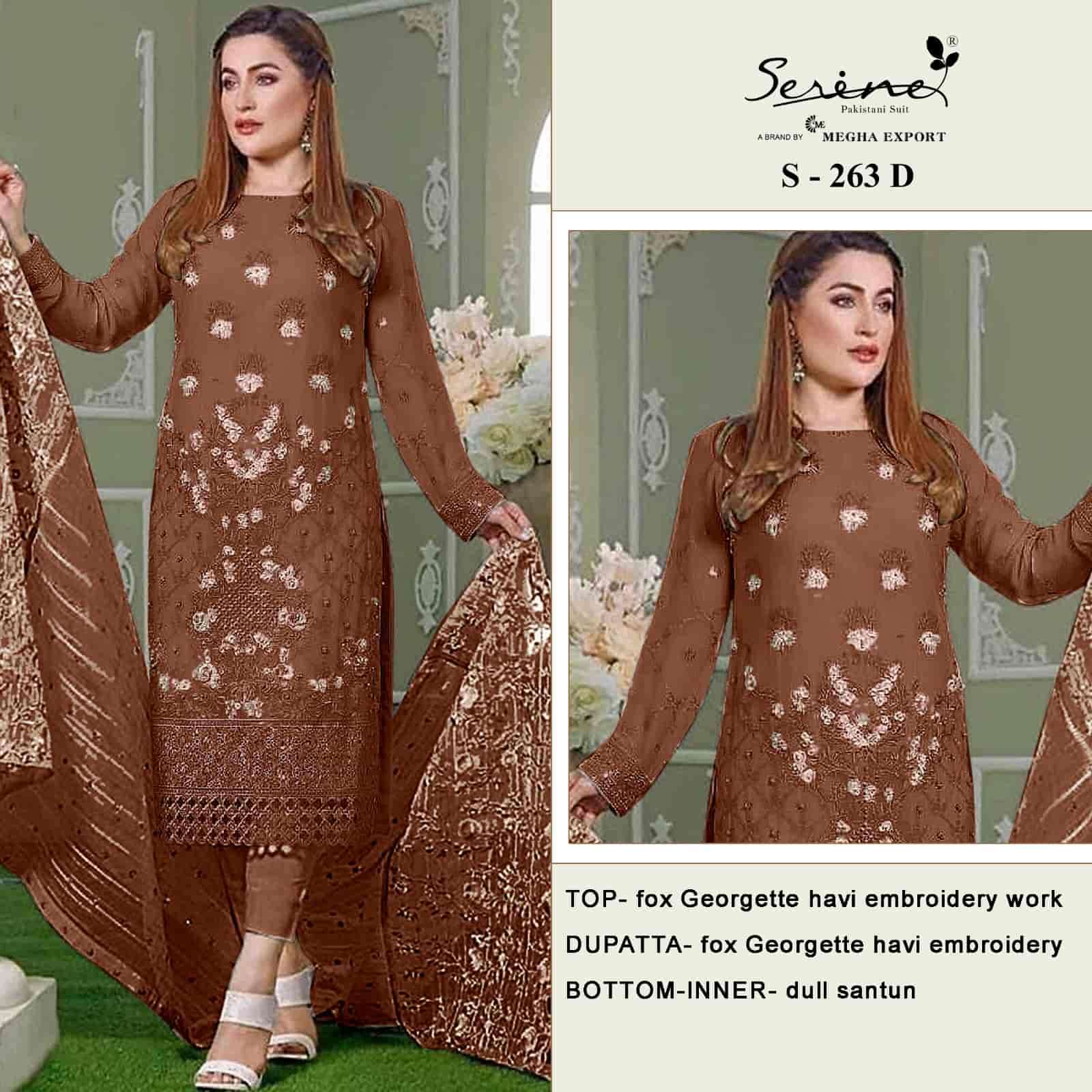Serine S 263 D Festive Wear Style Designer Embroidered Salwar Suit Collection view 2