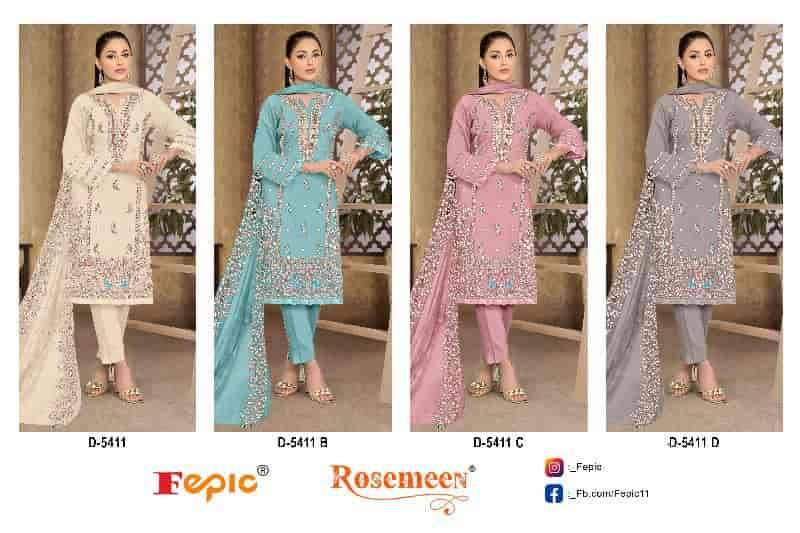 Fepic D 5411 Colors Festive Wear Style Designer Pakistani Suit Wholesalers view 5