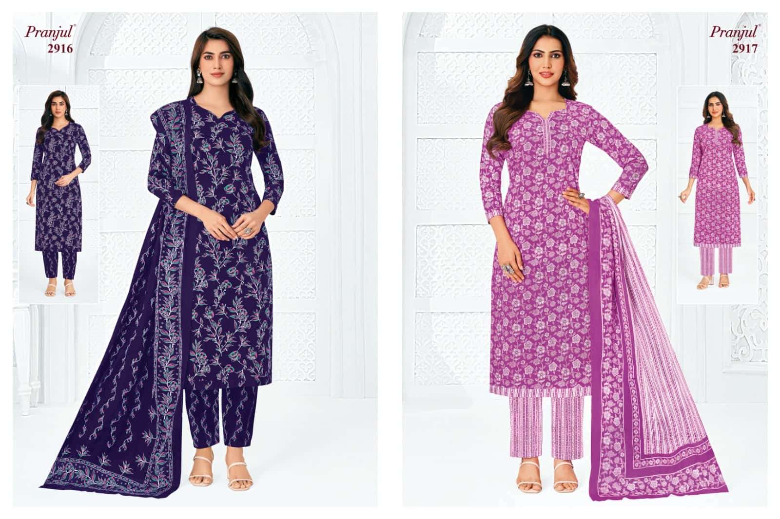 Pranjul Priyanka Vol 29 Pure Cotton Dress Material view 17
