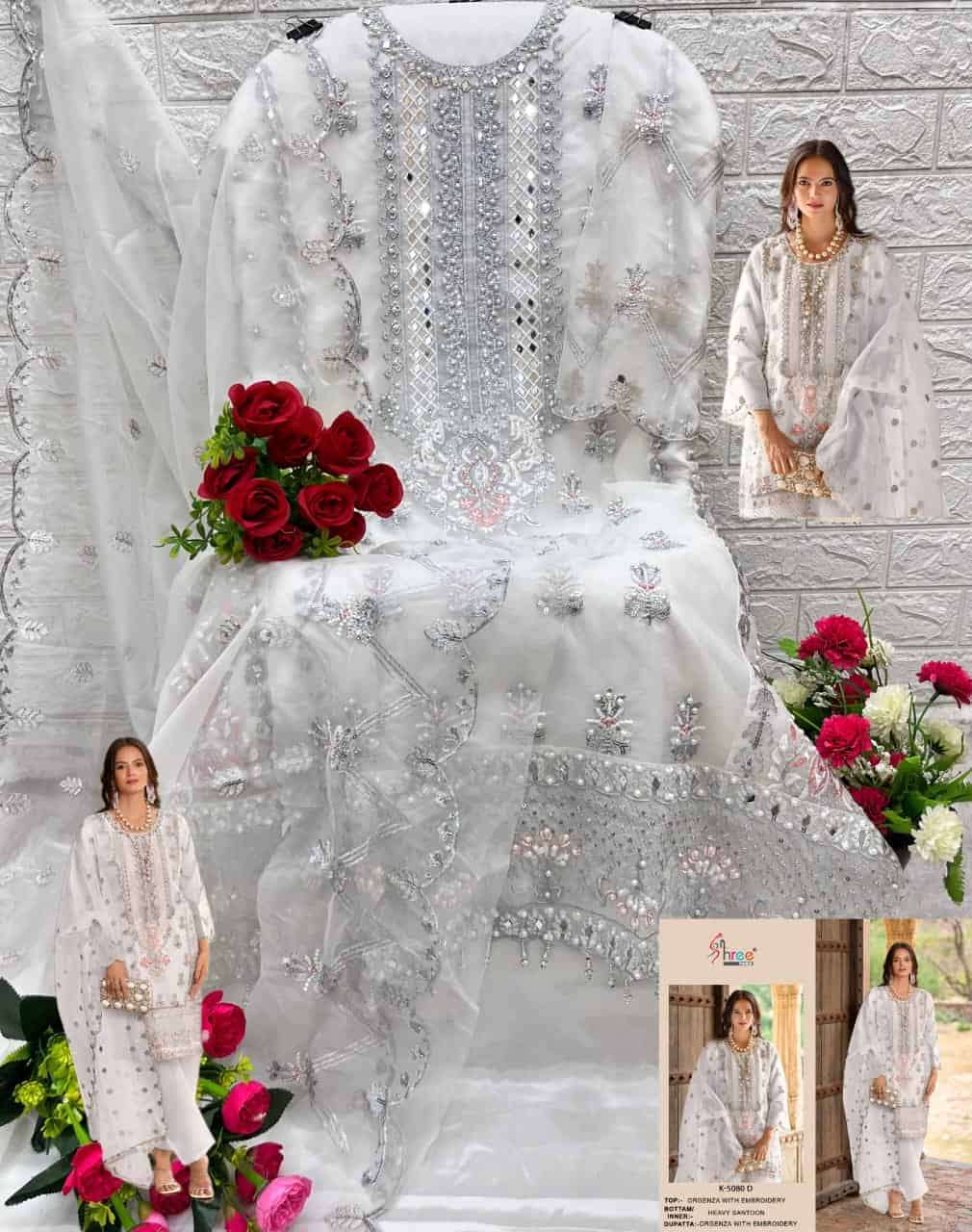 Shree Fabs K 5080 Colors Pakistani Festive Wear Style Designer Salwar Suit Wholesalers view 8