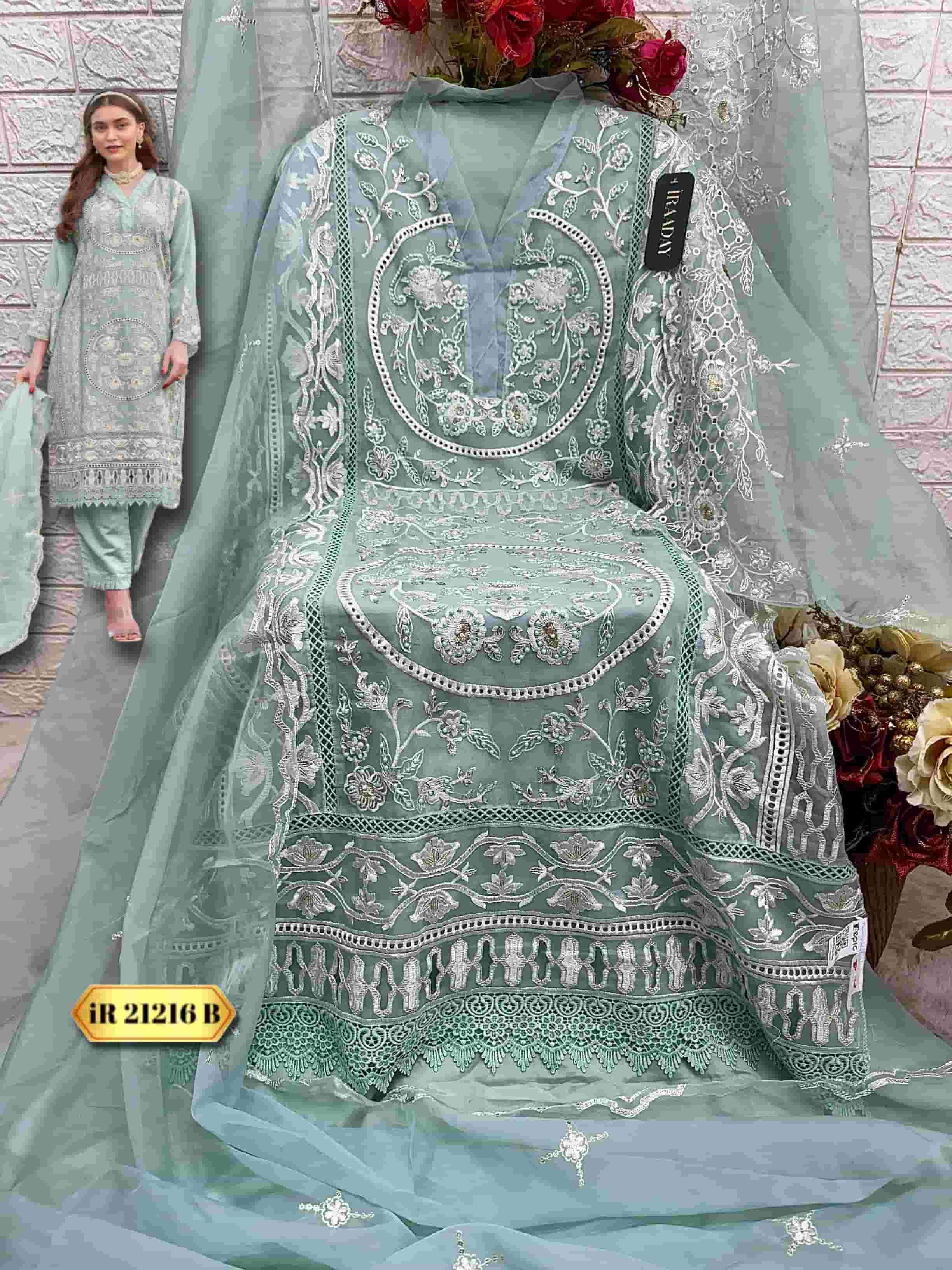 Fepic IR 21216 Colors Pakistani Heavy Designer Style Salwar Suit Wholesalers view 7