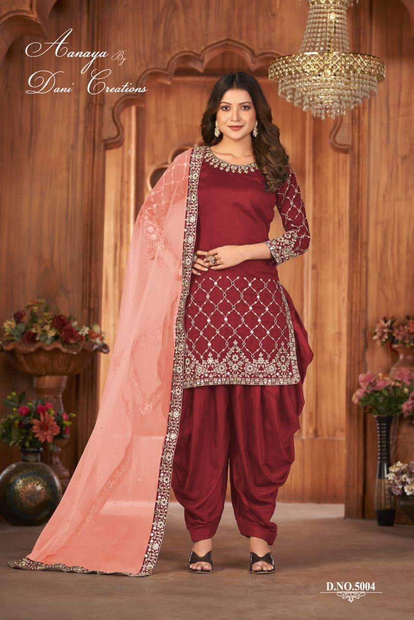 Aanaya Patiala Style Designer Party Wear Dress view 11