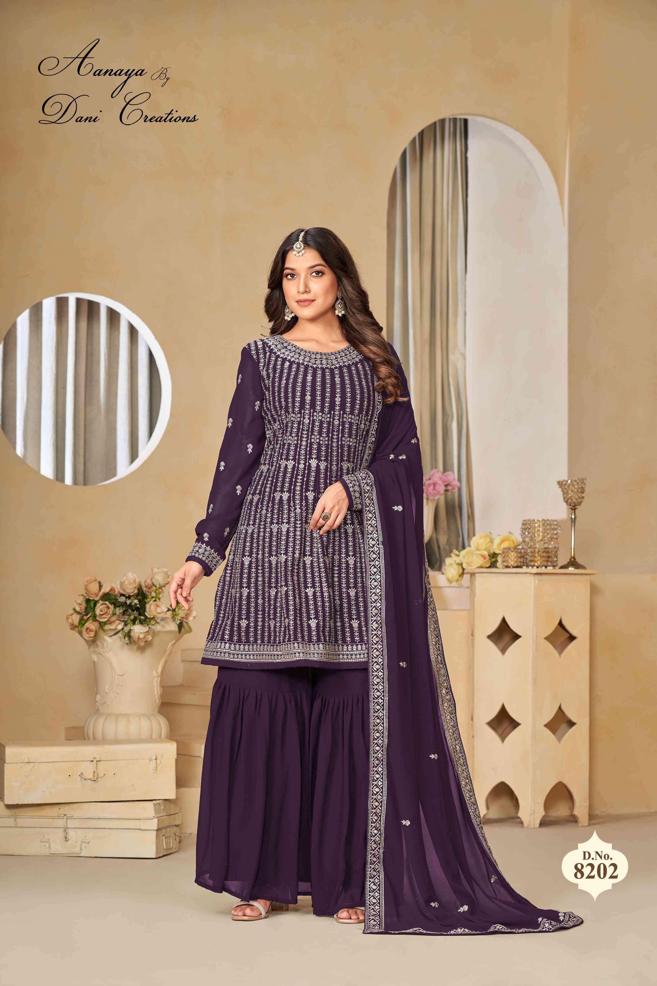 Aanaya Vol 182 8201 To 8204 Festive Wear Ladies Dress view 3
