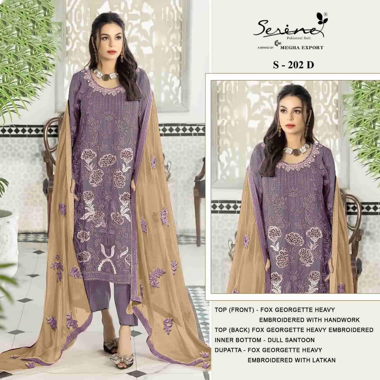 Megha Export S 202 Colors Pakistani Festive Wear Style Designer Suit Wholesalers view 3