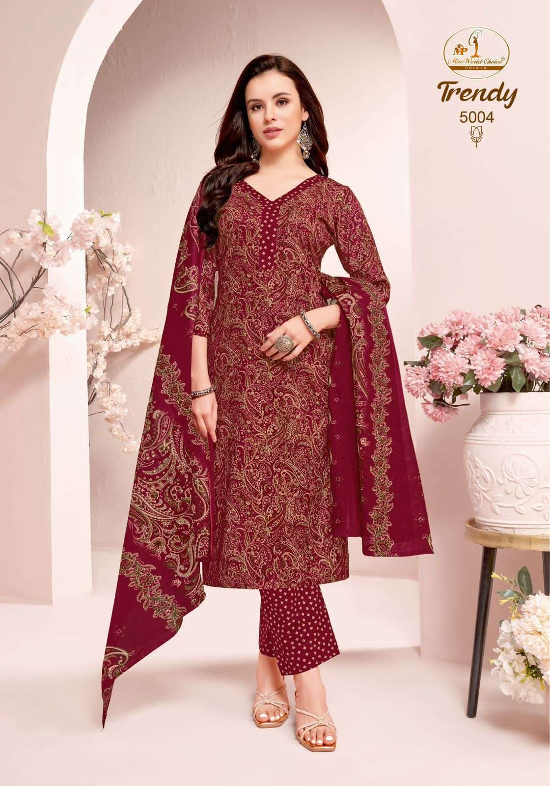 Miss World Choice Trendy Vol 5 Pure Cotton Dress view 2