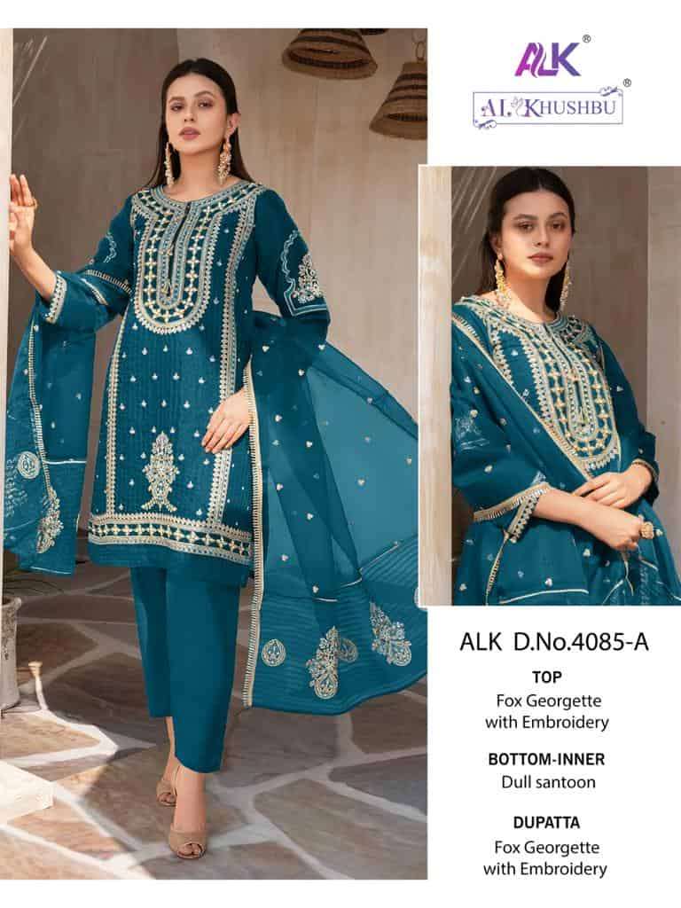Al Khushbu Elaf Vol-1 4085-A Festive Suit