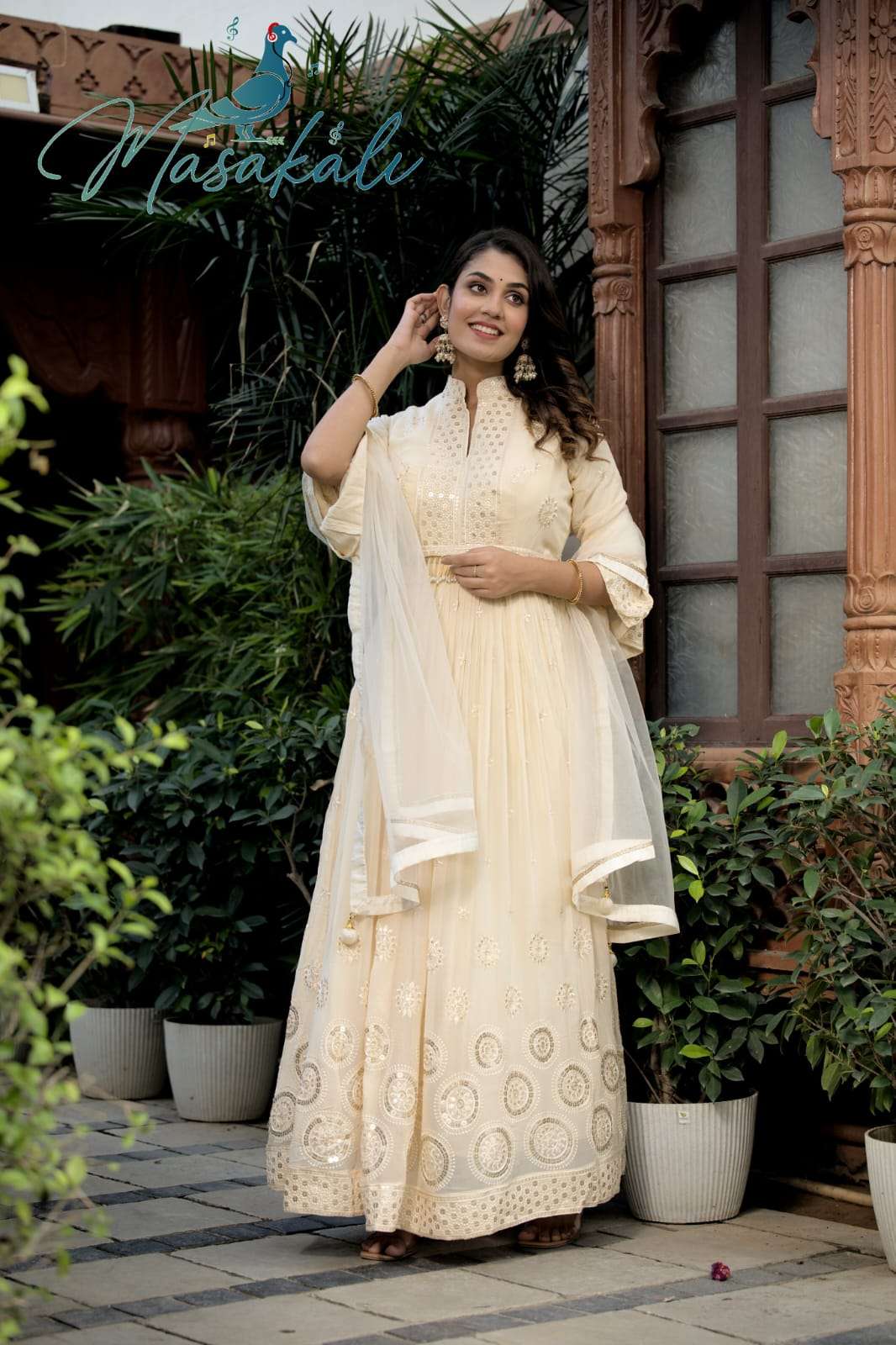 Masakali 31003 To 31004 Designer Gown Partywear Collection Latest Designs view 5
