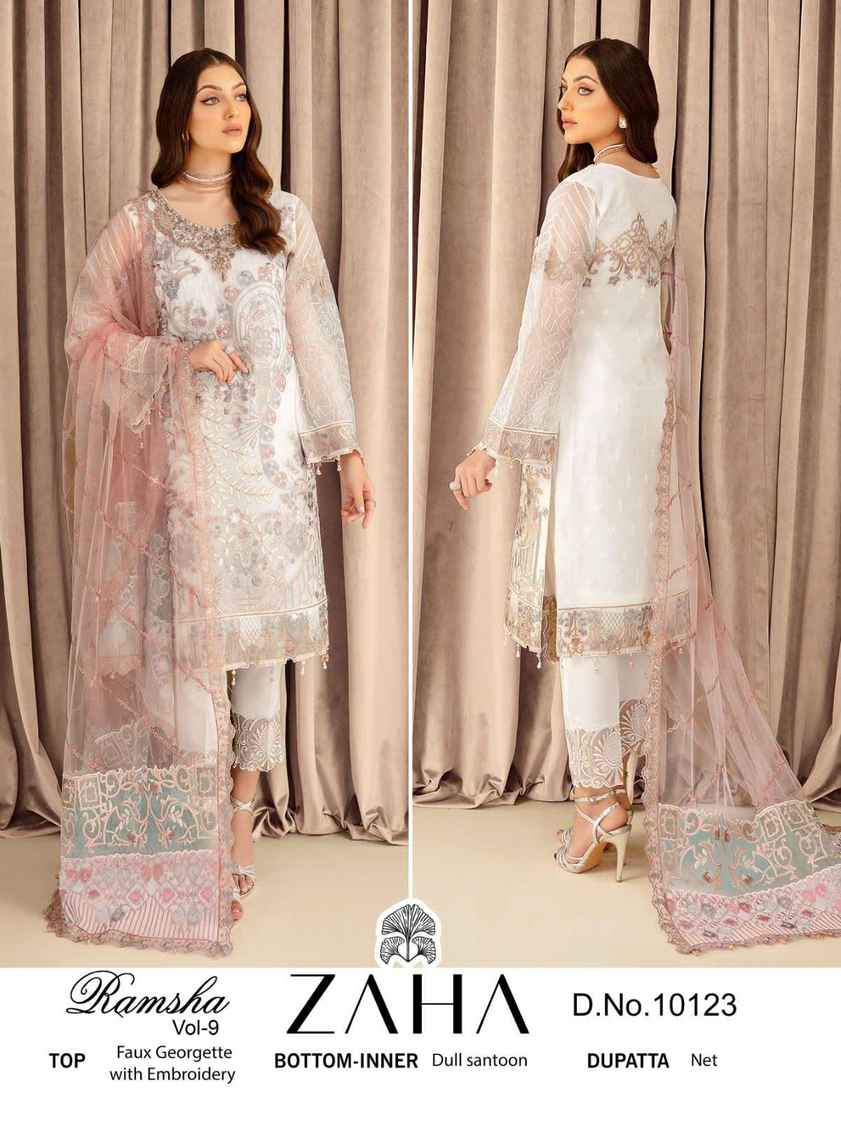 Zaha Ramsha Vol 9 Fancy Pakistani Suit view 3
