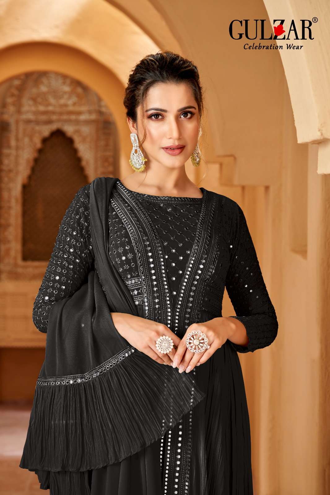 Gulzar Rhea Exclusive Designer Party Wear Dress view 7