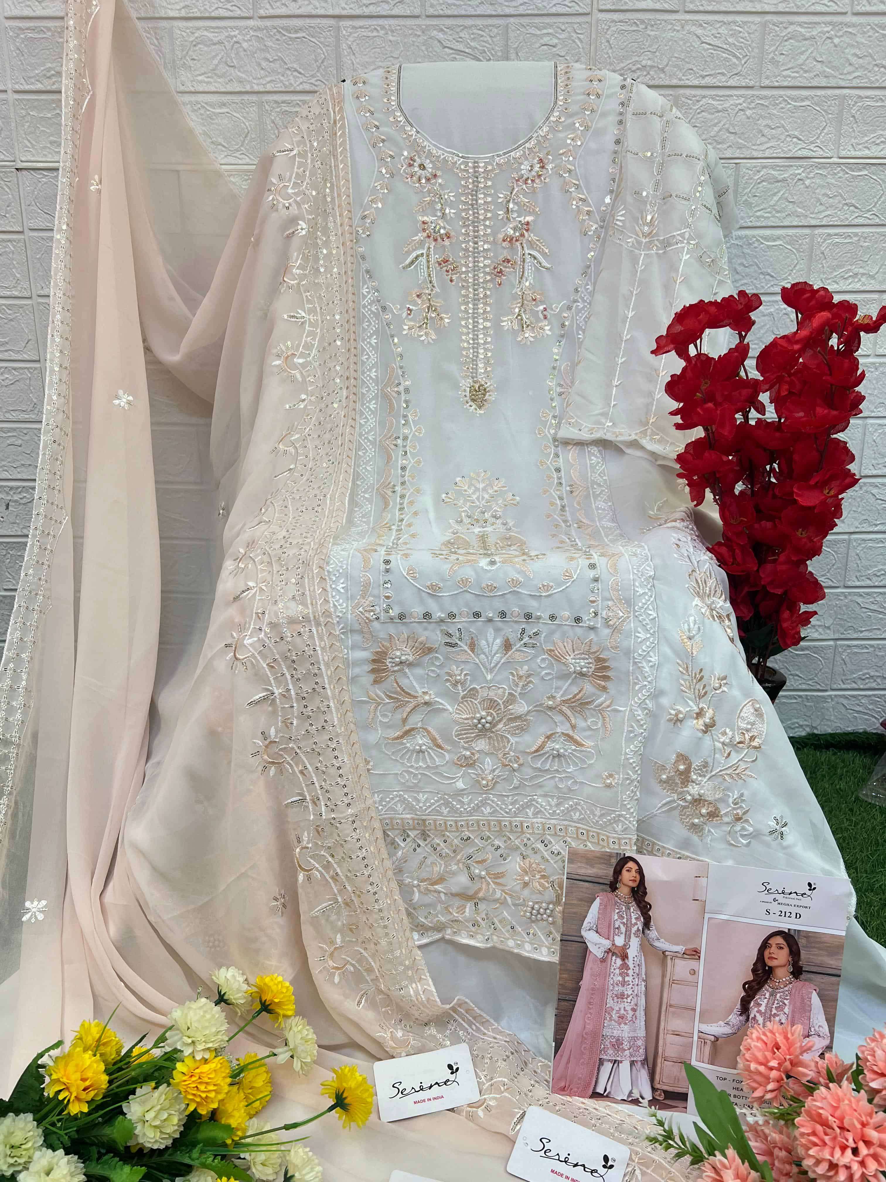 Megha Export S 212 Colors Fancy Designer Style Latest Pakistani Suit Wholesalers view 7