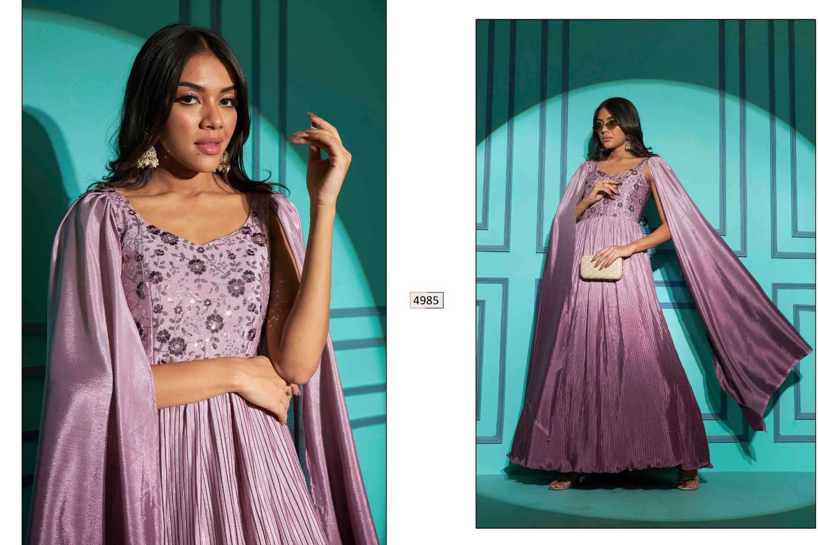 Shubhkala Flory Vol 42 Designer Weeding Wear Gown New Collection view 13