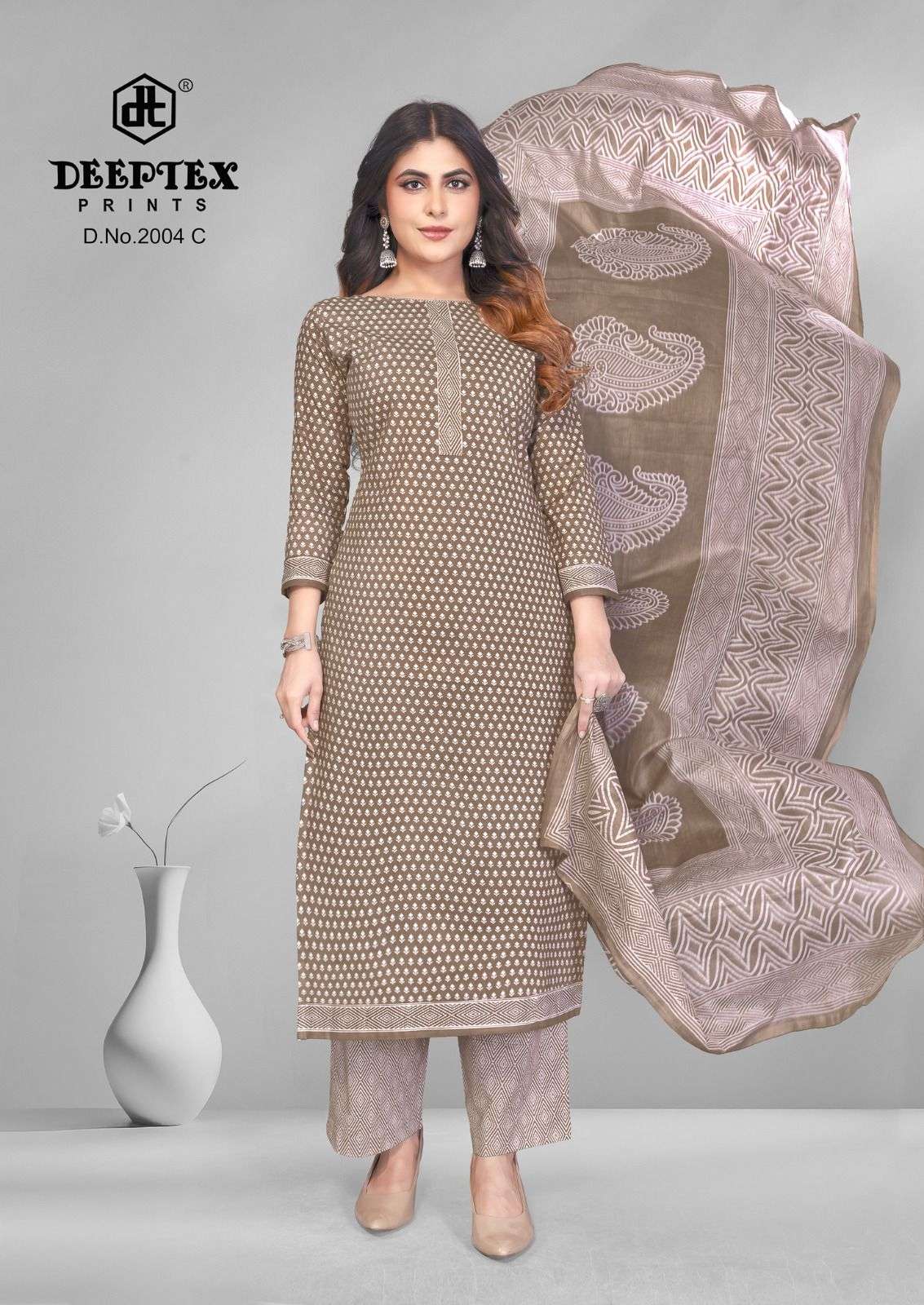 Deeptex 4 Colour Vol 2 Premium Wear Cotton Dress view 28