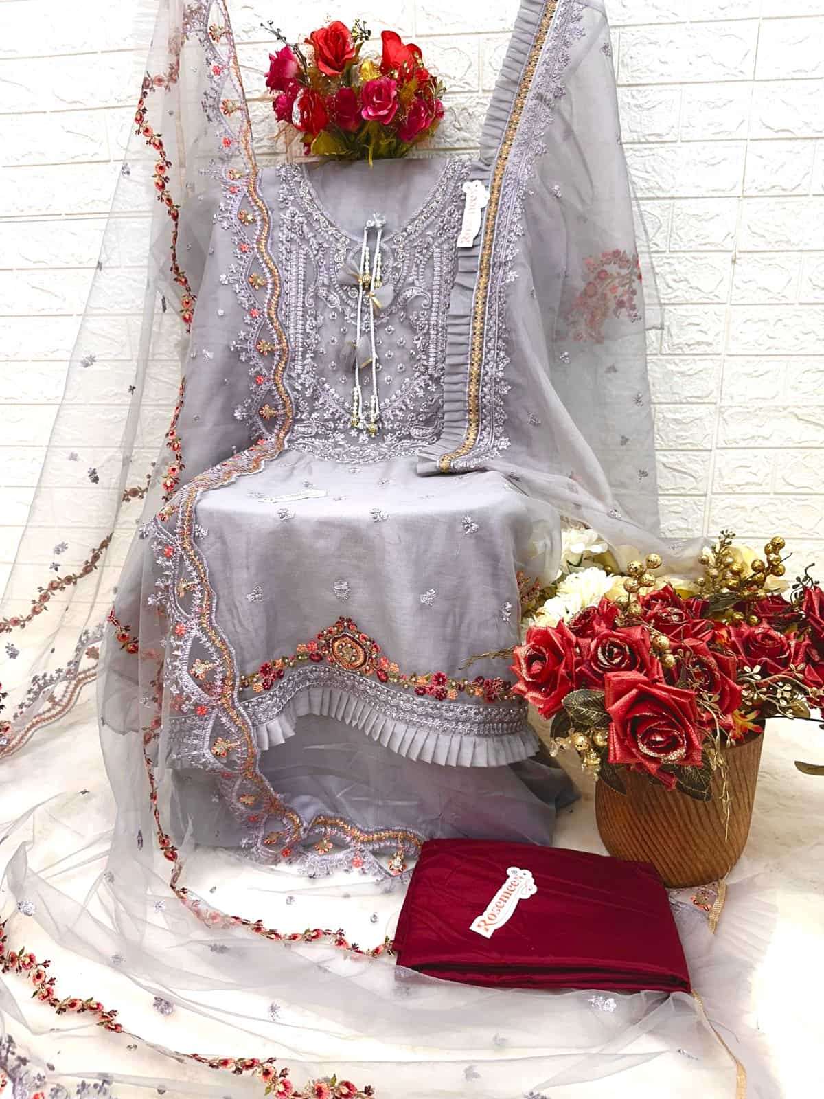 Fepic Rosemeen C 1673 Organza Salwar Suit view 2