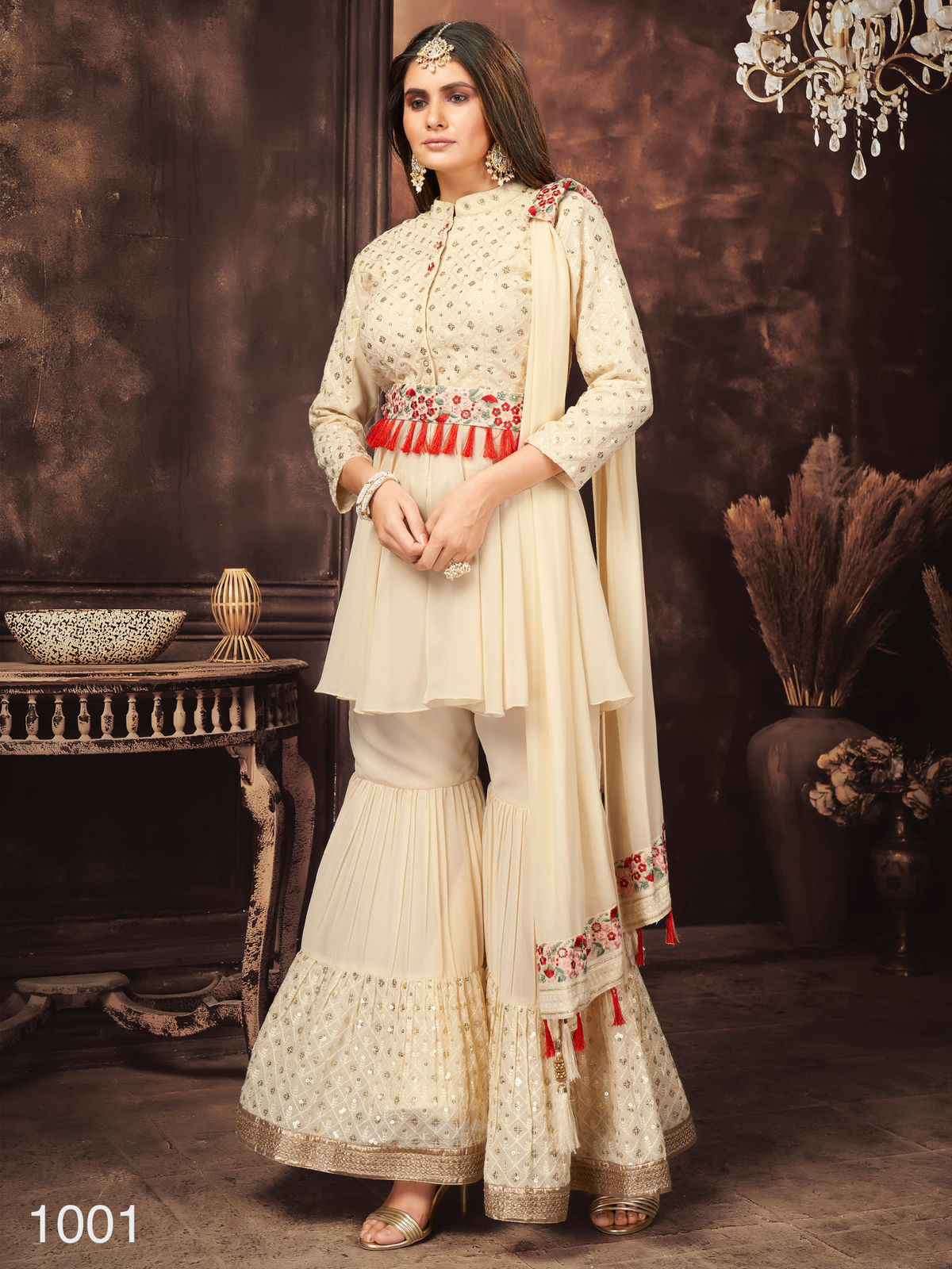 Anjani Art Couture Collection Vol 1 1001 To 1006 Partywear Designer Outfit view 16