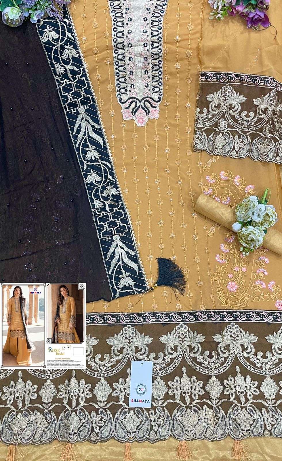 Shanaya Rose S 118 Georgette Designer Dress view 2