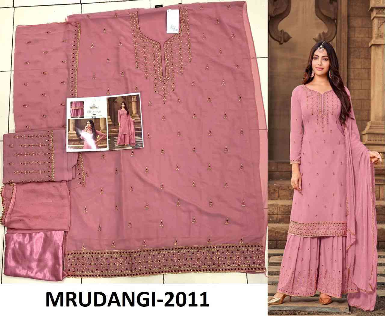 Mrudangi Gulabo 2009 To 2013 Party Wear Gharara Designer Dress view 9