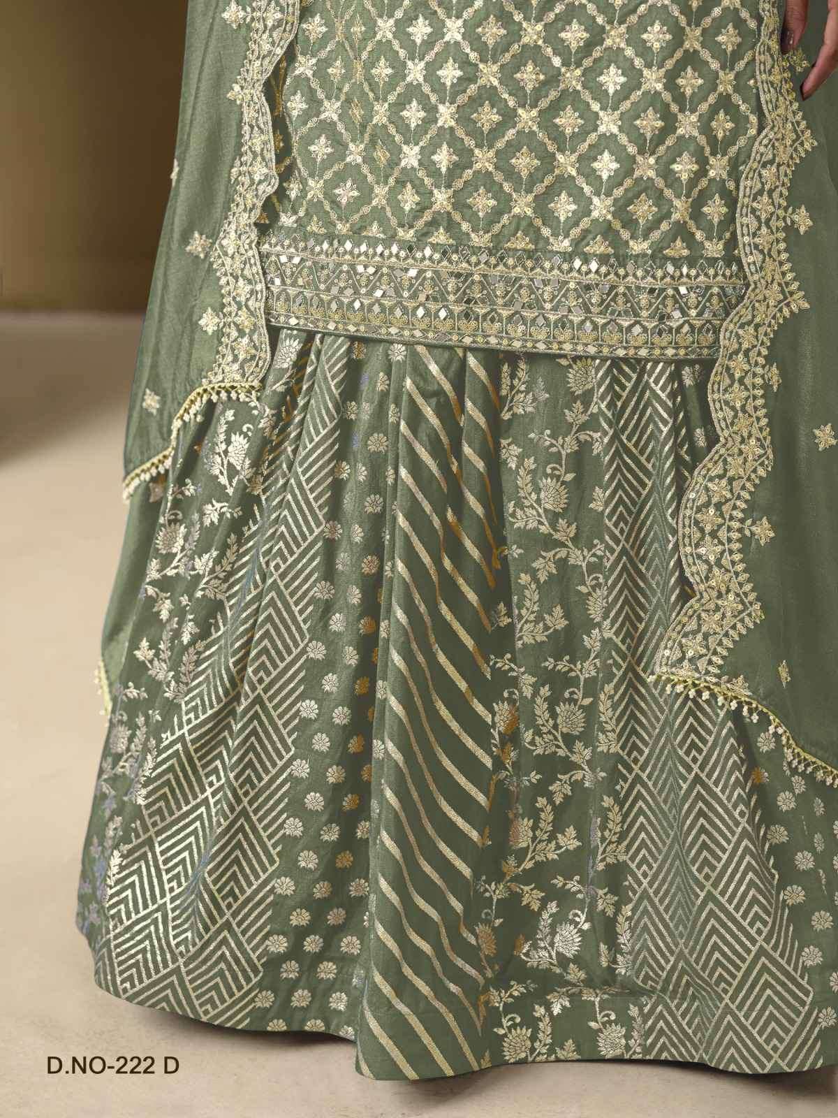 Aanaya Vol 222 Wedding Wear Lehenga Style Dress Latest Collection view 3