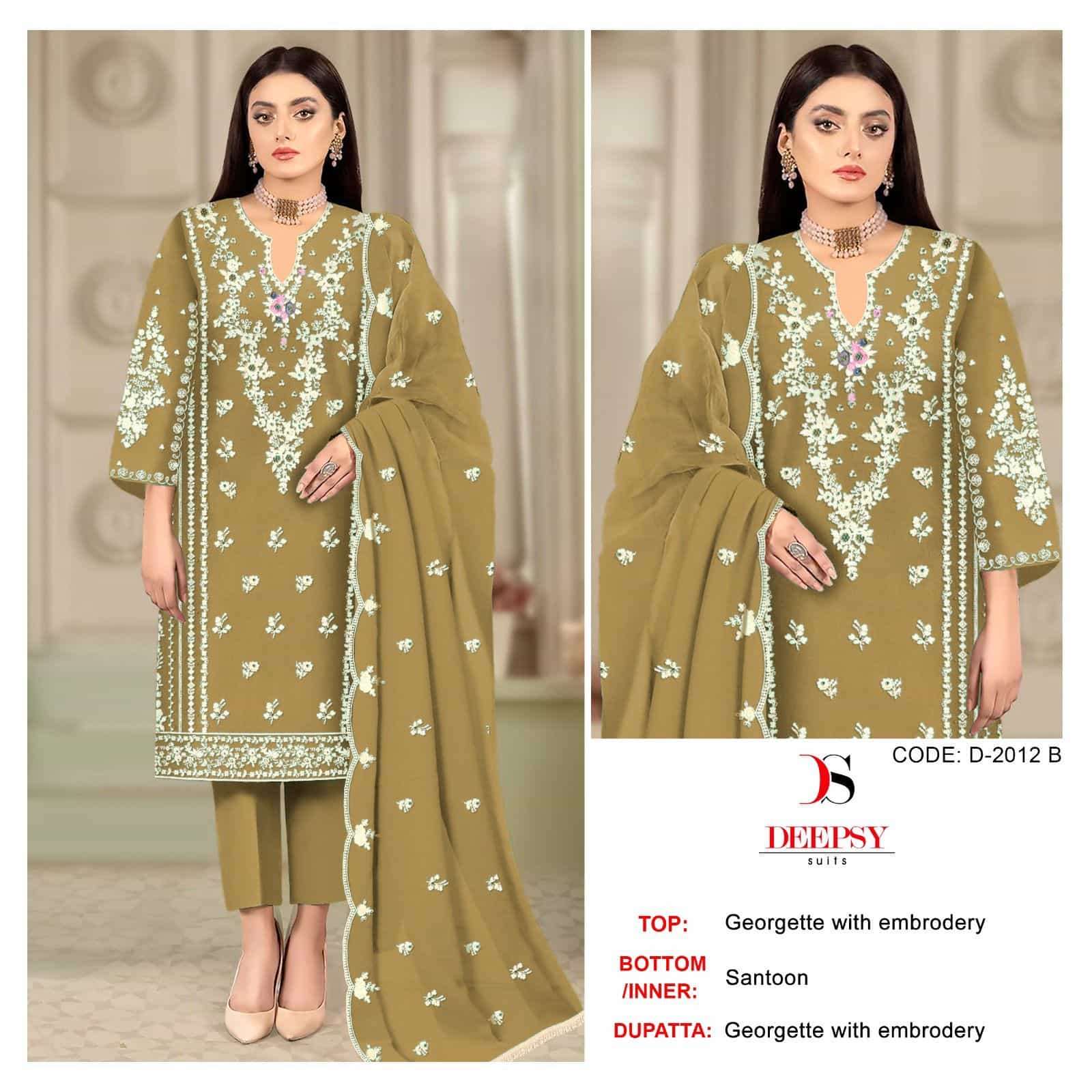 Deepsy D-2012 Embroidered Pakistani Festive Suit view 7