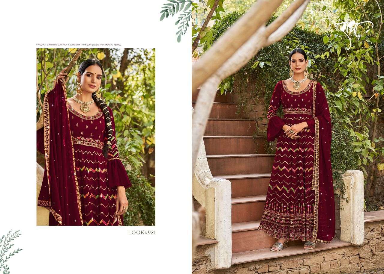Radha Trends Floral Anarkali Suit view 2
