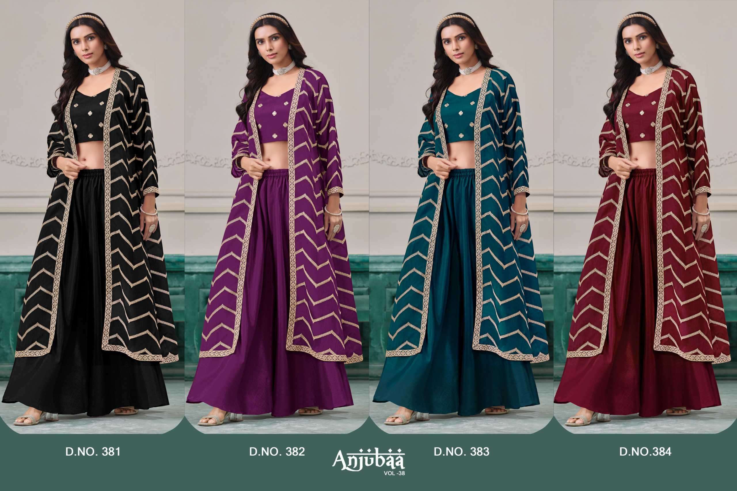 Anjubaa Vol 38 Fancy Designer Indo Western Suit view 10