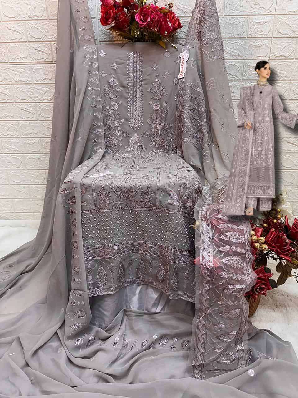 Fepic D 5427 Colors Pakistani Georgette Embroidered Salwar Kameez Wholesalers view 9