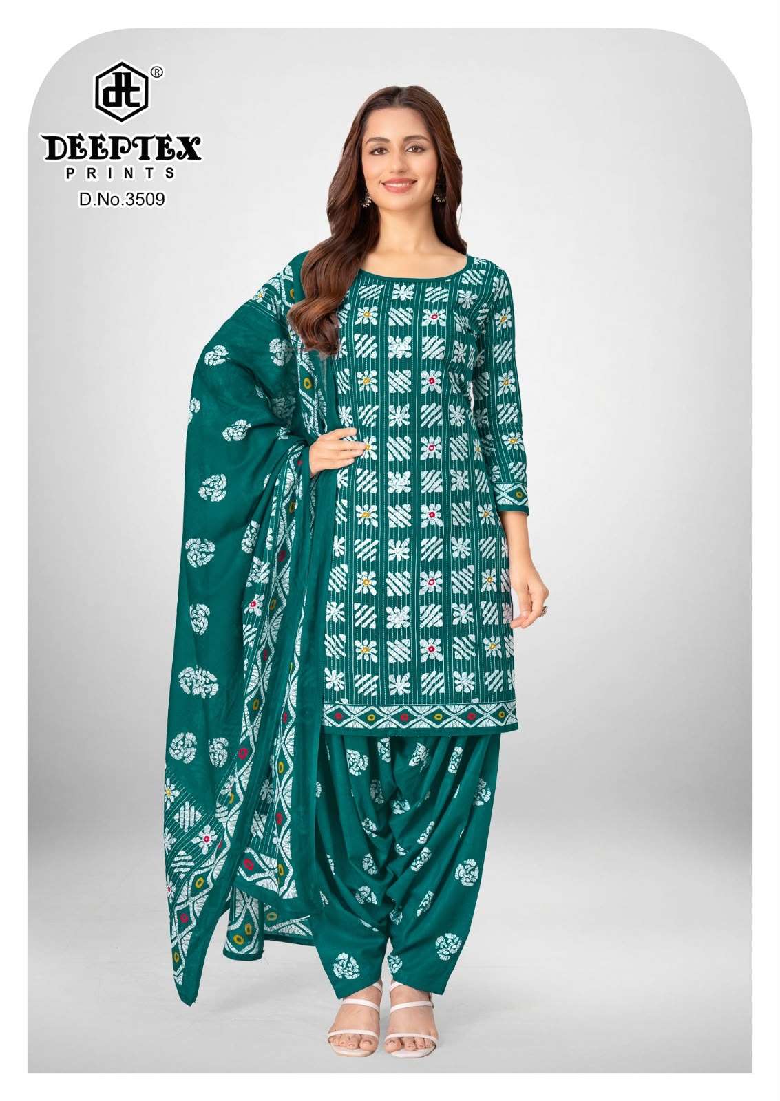 Deeptex Batik Plus Vol 35 Pure Cotton Batik Print Salwar Suit Catalog view 7