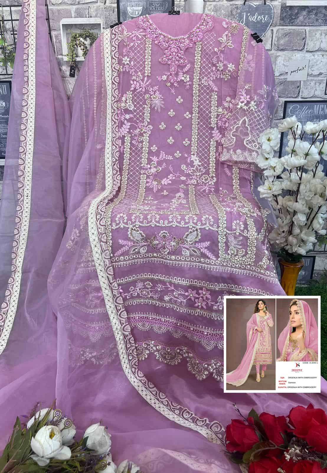 Deepsy D 2046 Colors Exclusive Heavy Designer Style Pakistani Suit Collection view 8