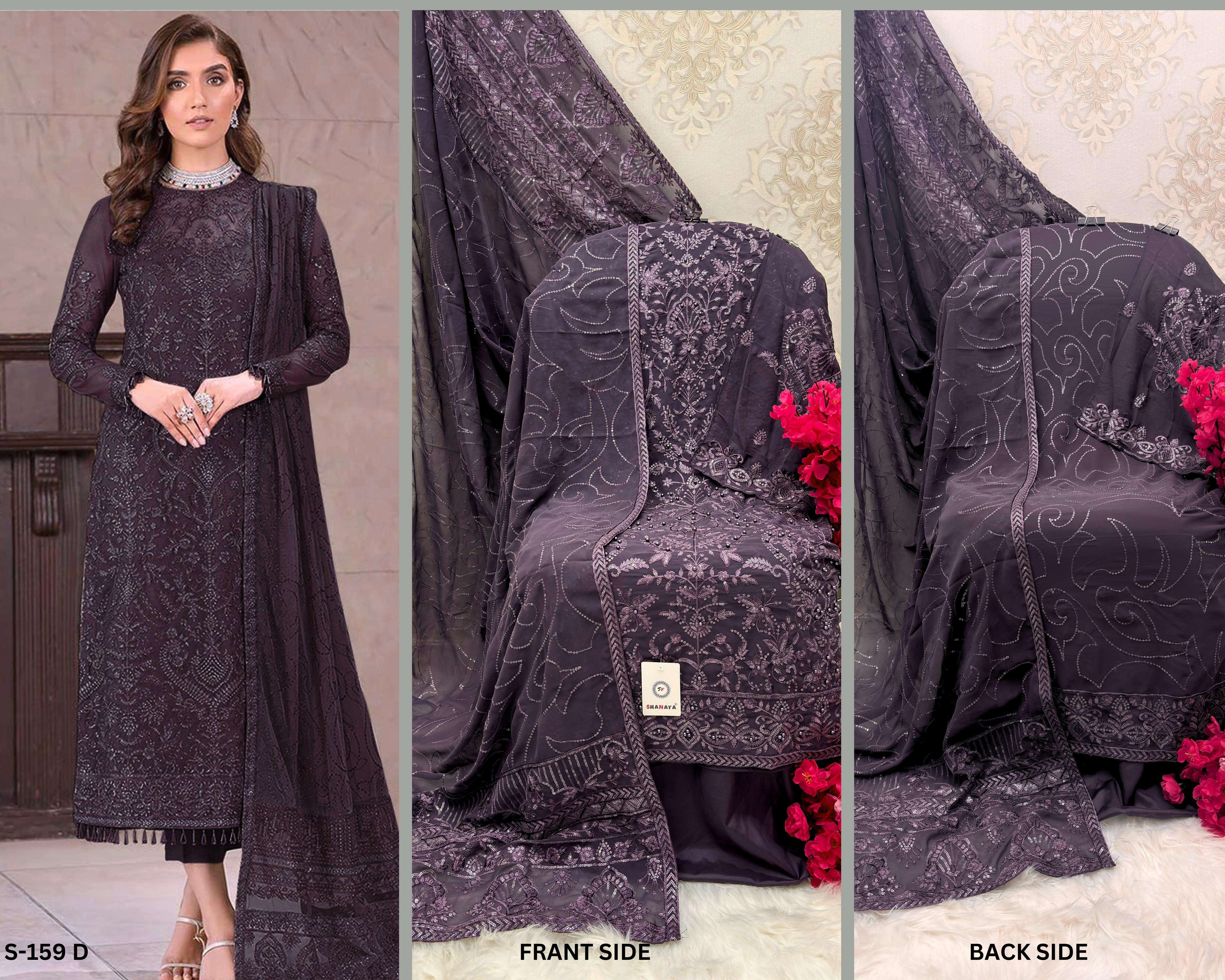 Shanaya S 159 Colors Elegant Georgette Pakistani Salwar Kameez view 5