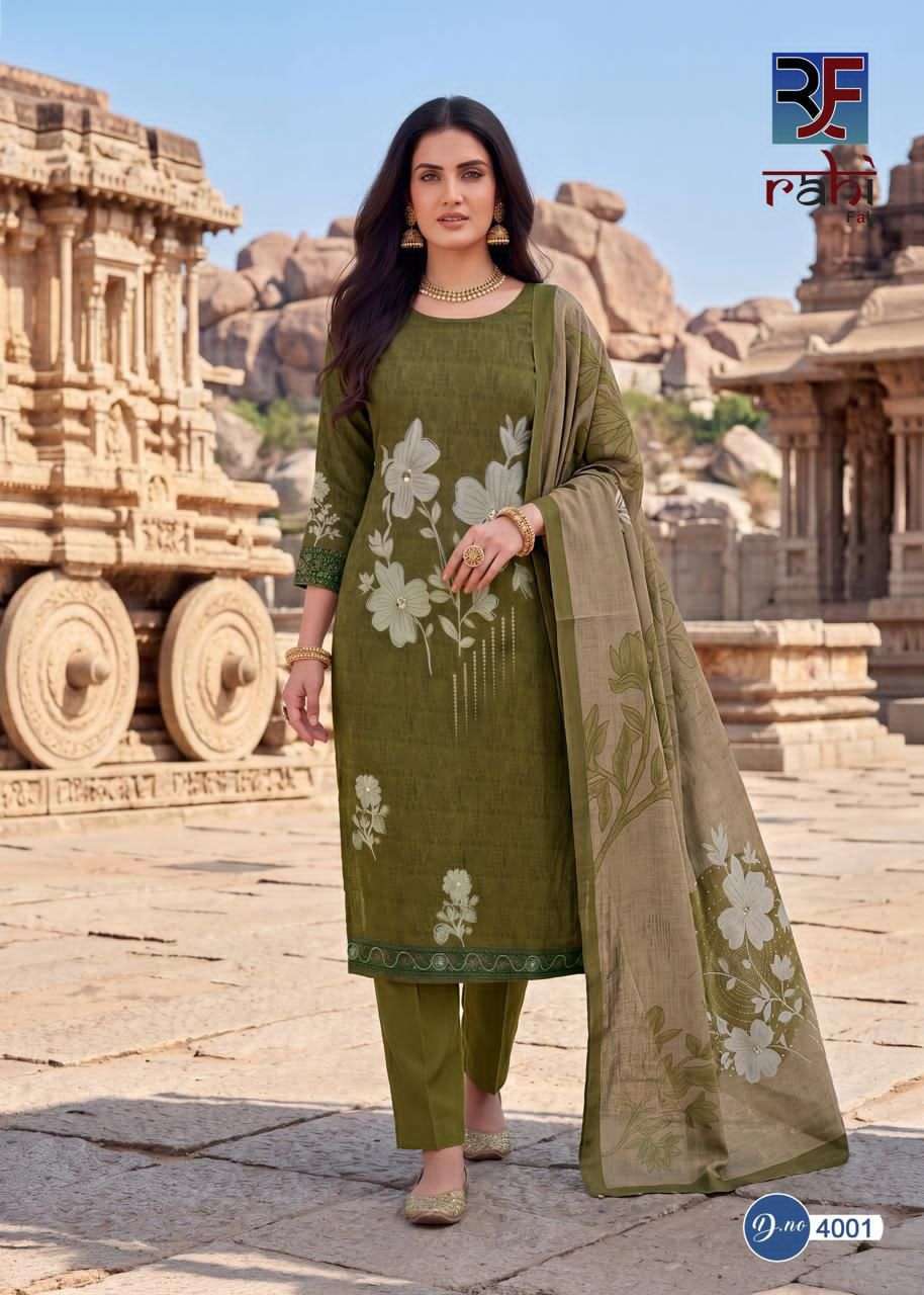 Rahi Fab Rising Silver Vol 4 Fancy Cotton Salwar Kameez Catalog view 4