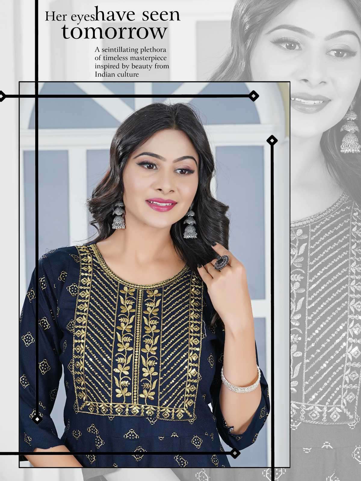 Padmavati Akira Vol 2 Anarkali Pattern Readymade 3 Piece Set Catalogs view 6
