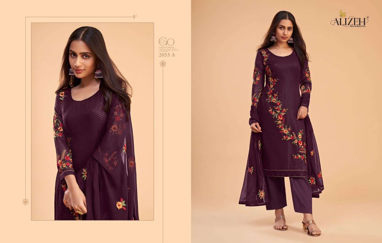 Alizeh Zaida Vol 12 Festive Designer Salwar view 2