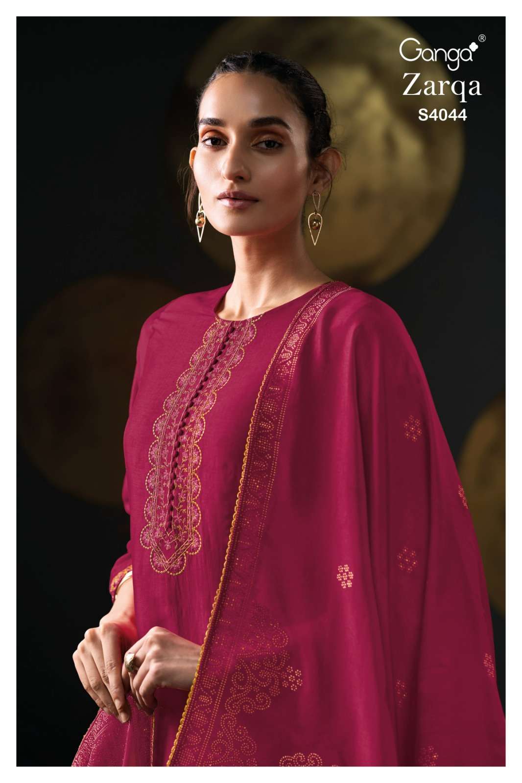 Ganga Fashion Zarqa Russian Silk Salwar Suit view 4