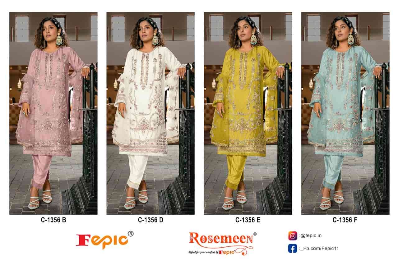 Fepic C 1356 Colors Festive Wear Style Latest Designer Salwar Suit Wholesalers view 5